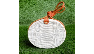 Oval  Ata Rattan Rafia  Bags women style best quality